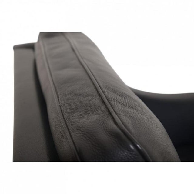 Model 2207 Lounge Chair in Black Leather Børge Mogensen, 1980s For Sale - Image 10 of 16