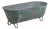 Industrial Galvanized Metal Container by Amaru, 1900 For Sale