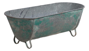 Industrial Galvanized Metal Container by Amaru, 1900