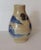 19th Century 19th Century Chinese Blue & White Crackle Glaze Porcelain Landscape Decoration & Foo Dog Handle Vase For Sale - Image 5 of 11