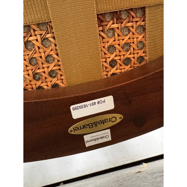 Brown Crate & Barrel Ankara Lounge Chairs, Pair For Sale - Image 8 of 12