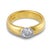 Contemporary 1990s Tiffany & Co. 0.66 Carat Diamond 18k Gold Platinum Engagement Ring, Size 6.5 For Sale - Image 3 of 6