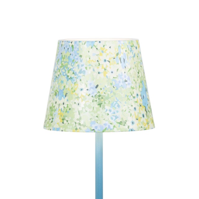 Contemporary Poldina Metal Graphic Shade - Green Floral For Sale - Image 3 of 3