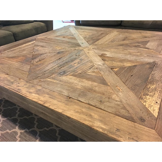 Restoration Hardware Reclaimed Wood Coffee Table Chairish