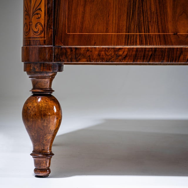 Biedermeier Marquetry Chest of Drawers, Italy, 19th Century For Sale - Image 5 of 14