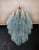 Mid-Century Modern Italian Blue Murano Glass Petals Chandelier, 1990s For Sale - Image 3 of 18