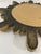 Vintage Mid Century 16.5" Creamy Giltwood Sunburst Wall Mirror For Sale - Image 14 of 18