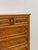 Thomasville Vintage Thomasville Transitional Tallboy Dresser, Burlwood Accents, MCM Casegood For Sale - Image 4 of 18