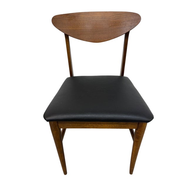 Brown Mid-Century Modern Walnut Dining Chairs - Set of 6 For Sale - Image 8 of 9