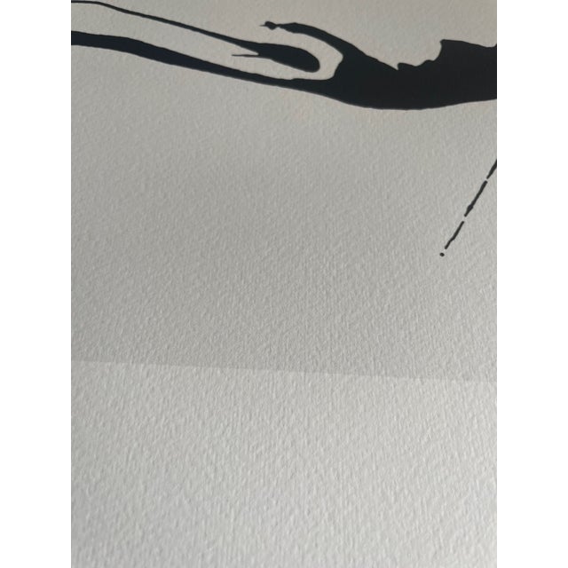 Black Jackson Pollock, After Artwork in Drip Technique, Silk-Screen For Sale - Image 8 of 9