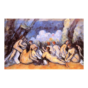 Paul Cezanne the Large Bathers Giclee LTD Edition
