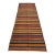 4'4" X 12'0" Vintage Afghan Handwoven Kilim Rug Tribal Striped Runner For Sale