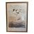 Vintage 1983 Lars Jonsson Avocet Exhibition Poster, Naturhistoriska Riksmuseet Stockholm, Framed in Oak For Sale