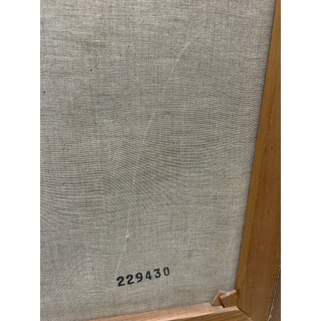 Textile Early 20th Century Original Oil Painting on Canvas, Signed by Artist Alberto Cecconi, Framed For Sale - Image 7 of 12