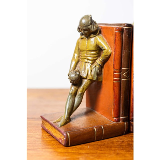 Mid 20th Century Pair of 20th Century French Bookends For Sale - Image 5 of 10