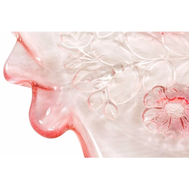 Mikasa Rosella Glass Cake Plate by Mikasa For Sale - Image 4 of 6