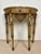 Italian Neoclassical Polychromed Console Table with Marble Top, Mid-20th Century For Sale - Image 15 of 16