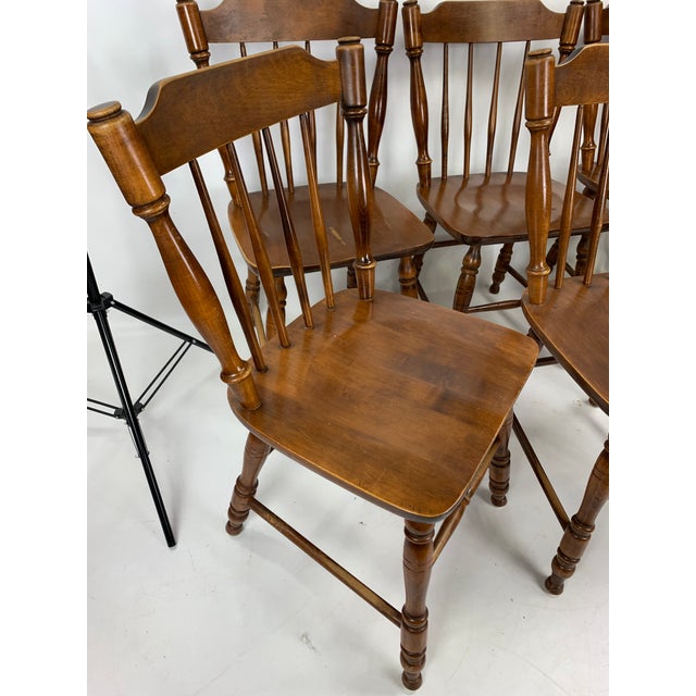 1960s Vintage Rock Maple Moosehead Chairs Set of 6 Chairish