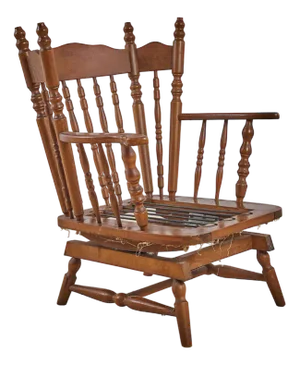 Vintage Rocking Chair in Wood
