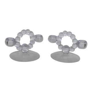 Imperial Glass Company Candlewick Stem 3400 Double Candle Holders 2pc Pair 5140b For Sale