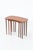Mid-Century Modern Danish Asymmetrical Teak Nesting Tables, 1960s, Set of 3 For Sale - Image 3 of 16
