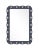 Contemporary Fleur Home Garden District Satsuma Rectangle Mirror in Hale Navy, 24x36 For Sale - Image 3 of 3