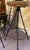 Brown Mid Century Danny Ho Fung Style Wrought Iron Rattan Barstools, Counter Stools For Sale - Image 8 of 9