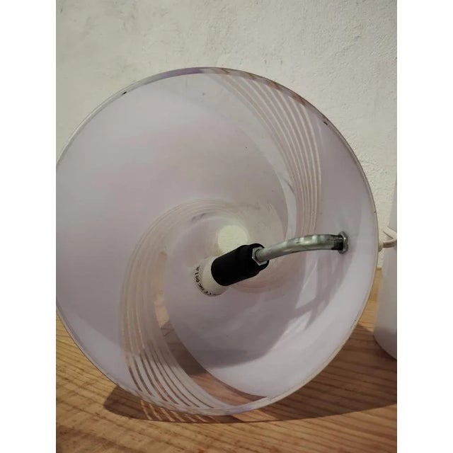 The lamps are not exactly the same. As they are hand-blown glass, they have small differences in color and shape. European...