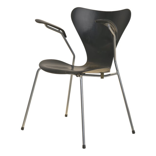 Armchair 3207 Arne Jacobsen for Fritz Hansen, Denmark, 1955 For Sale