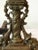 1920s Antique Brass Ornate Andirons For Sale - Image 9 of 12