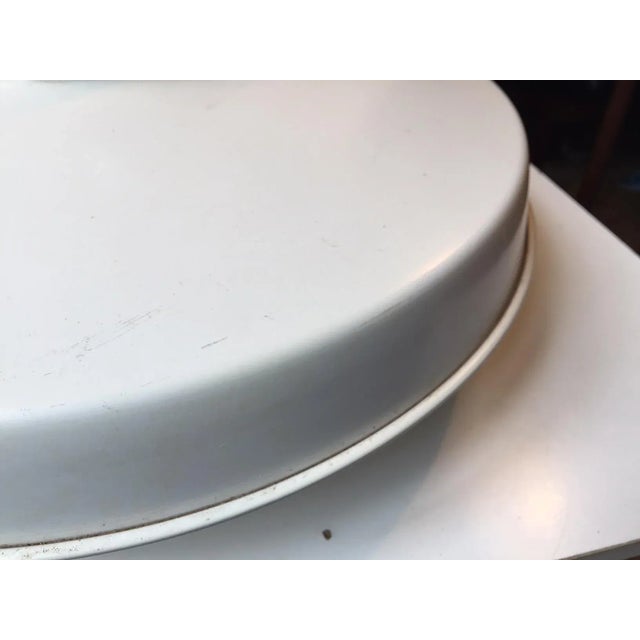 Louis Poulsen White Tiered Pendant Light from Louis Poulsen, 1970s For Sale - Image 4 of 6