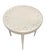 Vintage Hand-Painted French Country Round Accent Table For Sale In West Palm - Image 6 of 12