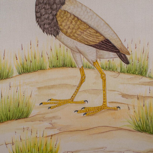 1900's Pair of Antique Bird Paintings For Sale - Image 6 of 11