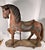 Wood Platform Rocking Horse Floor Pull Toy For Sale - Image 7 of 10