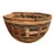 Vintage African Geometric Woven Basket For Sale