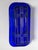 Vintage Art Deco Style Cobalt Blue Glass Depression Glass Butter Dish For Sale In Houston - Image 6 of 10