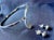 1970s White Gold 585 Stud Earrings and Bracelet, 1970, Set of 3 For Sale - Image 5 of 15