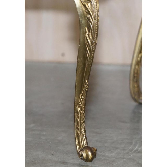 Metal Chinese Hand Painted Coffee or Cocktail Table For Sale - Image 7 of 17