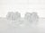 Mid-Century Modern Sunflower Glass Candlesticks attributed to Göran Wärff for Kosta Boda, Sweden, 1970s, Set of 2 For Sale - Image 3 of 10