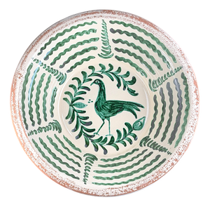 Large Spanish Fajalauza Ceramic Bowl