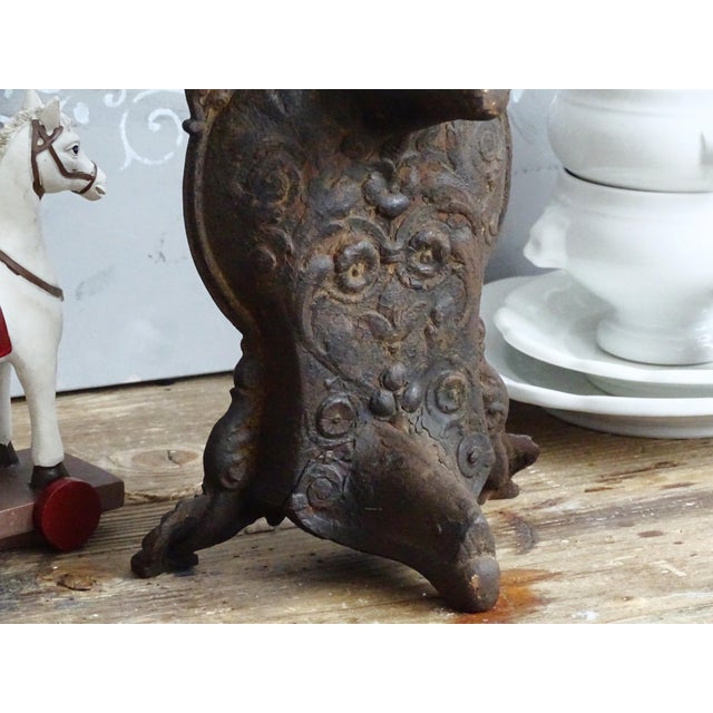 Antique Iron Kitchen Scale Wirtschafts, Ornate Household Scale For Sale - Image 4 of 12