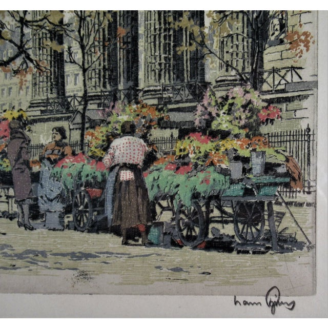 1960s Hans Figura, Marche aux Fleurs, Place de la Madeleine, Paris For Sale - Image 5 of 7