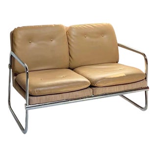 1960s Vintage Mid Century Modern 2 Seater Sofa For Sale