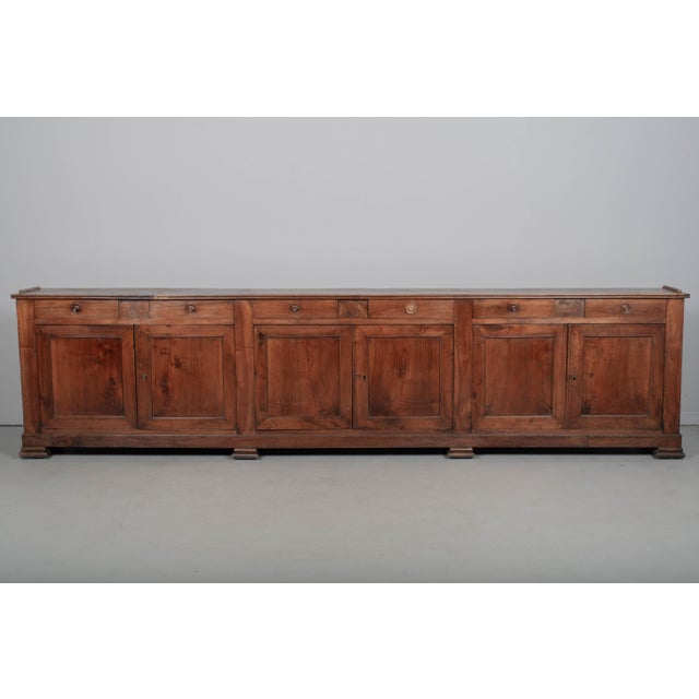 French Provincial 19th C. French Louis Philippe Bibliotheque or Display Cabinet For Sale - Image 3 of 14