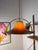 Brown and Orange Single Pendant Lamp by Jo Hammerborg for Fog & Mørup For Sale - Image 11 of 11
