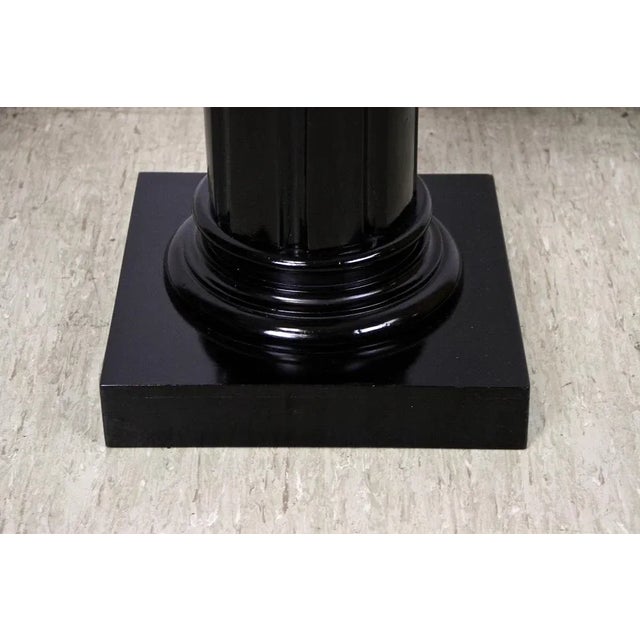 Art Nouveau Pedestal in Ebonized Beechwood, Austria, 1900s For Sale - Image 4 of 13