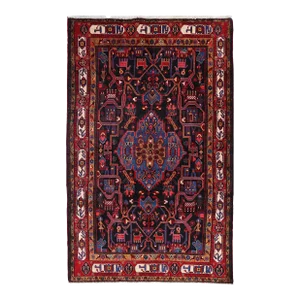 Persian Hand Knotted Bakhtiari Rug
