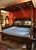 Wood Ornate Hand Carved Chinese Canopy Wedding Bed With Mirrored Sideboard For Sale - Image 7 of 15