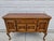 Queen Anne Alexander Julian Mahogany Sideboard Buffet With Brass Rail For Sale - Image 3 of 14