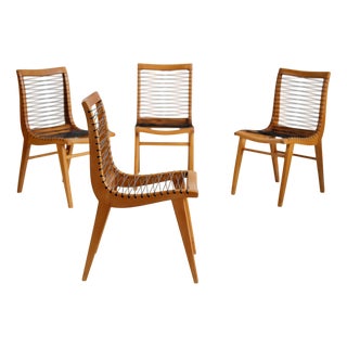 Chairs by Louis Sognot, France, 1950s, Set of 4 For Sale
